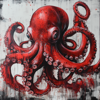 Red Octopus