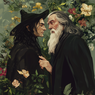 Snape and Dumbledore in Pride and Prejudice