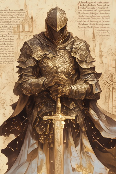 Medieval Knight Illustration