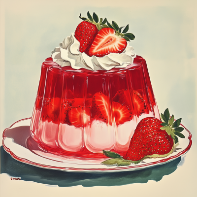 Vintage Jello Illustration