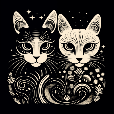 Escher Style Cats