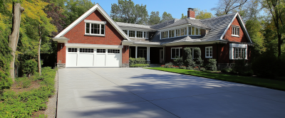 Elegant Concrete Driveway