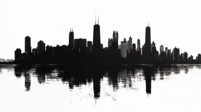 Chicago Skyline Silhouette