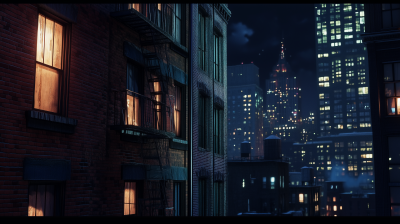 Nighttime Cityscape