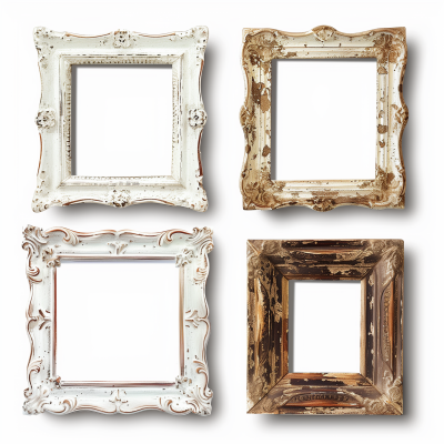 Vintage Rustic Picture Frame