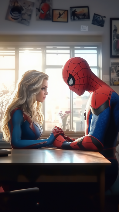 Spiderman and His Wife