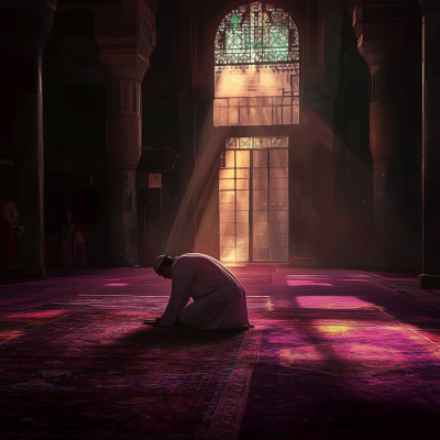 Prayer in an Ancient Mosque