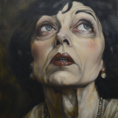 Harassed 1920s Lady
