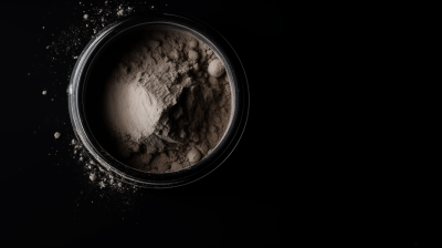 Top View Powder Beauty