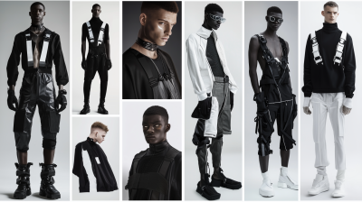 Avant Garde Men Fashion Moodboard