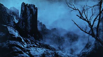 Eerie Rocky Hill from Dark Fantasy