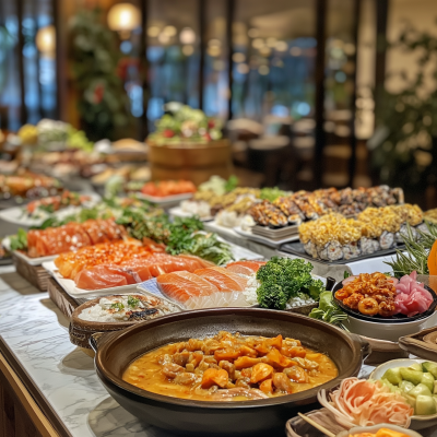 Luxurious Buffet Table