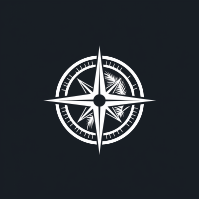 Modern Compass Icon