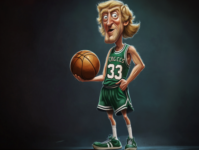 Larry Bird Caricature