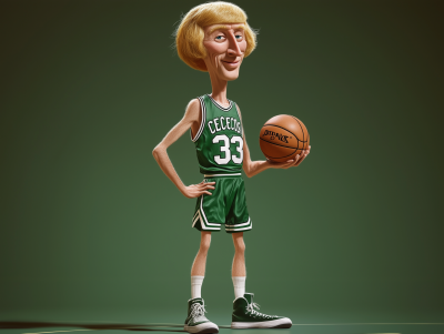 Larry Bird Caricature