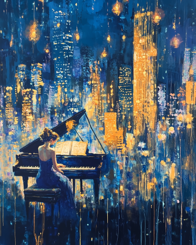 Rhapsody in Blue Night