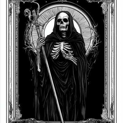 Grim Reaper Tarot Card