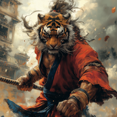 Tiger Human Fusion Kung Fu Master