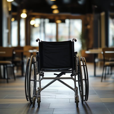 Wheelchair at Table
