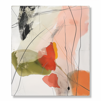 Abstract Colorful Composition