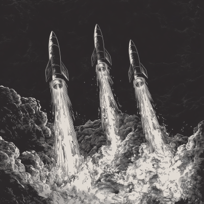 Stormy Sky Rockets