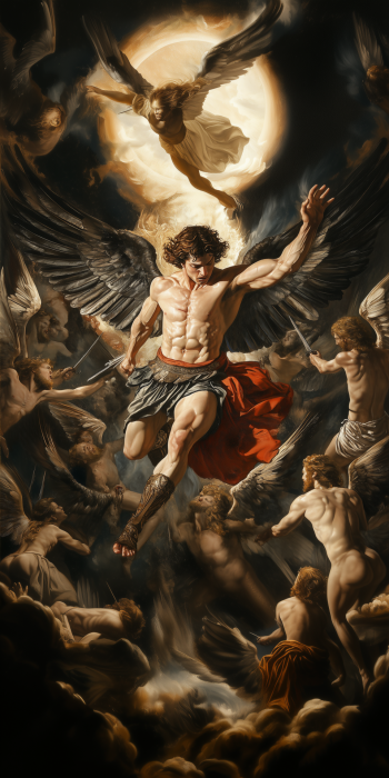 Archangel Michael vs Demon