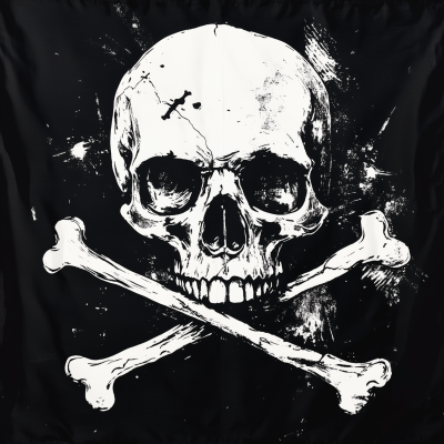 Pirate Skull and Crossbones