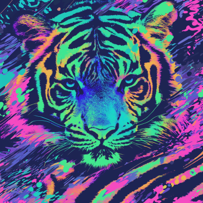 Psychedelic Tiger Stripes