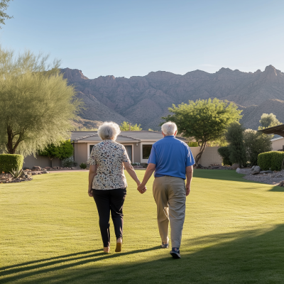 Seniors Walking in Arizona