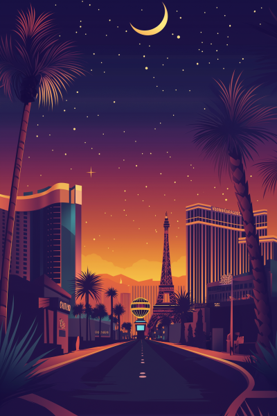 Las Vegas Poster Background