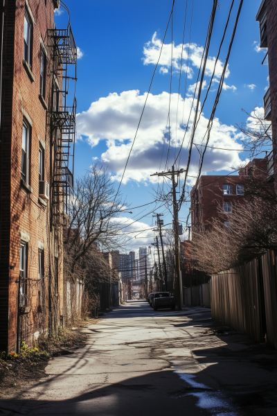 Sunny Urban Backstreet