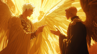 Lucifer and Angel Gabriel