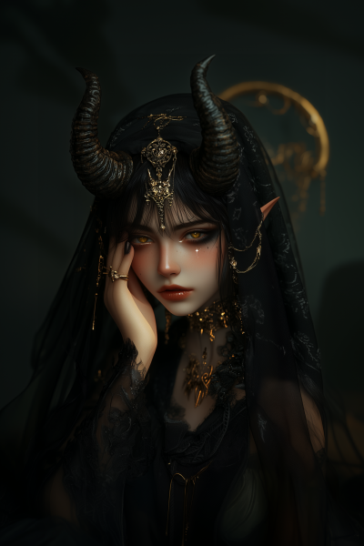 Demonic Fantasy Woman
