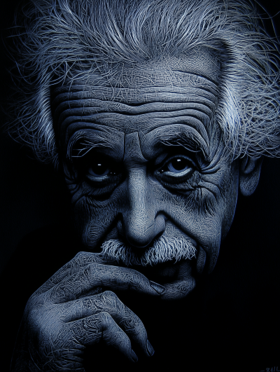 Albert Einstein in Thought