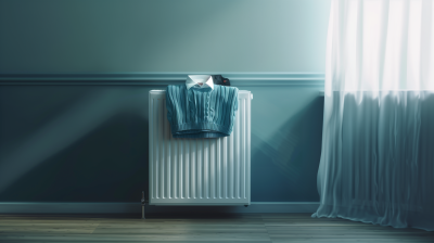 Modern Domestic Heater with Clothing