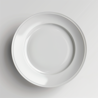 Kitchen Plate from Above
