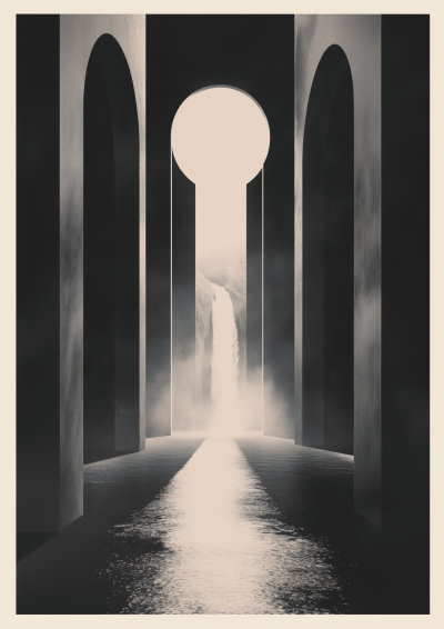 Surreal Minimalist Landscape