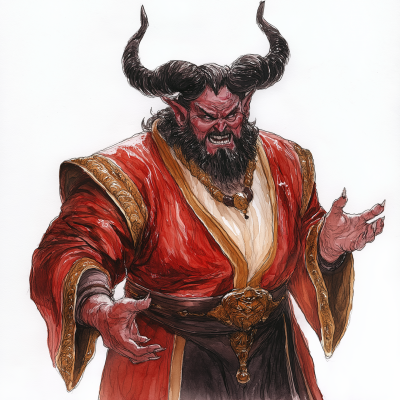 Noble Tiefling Portrait