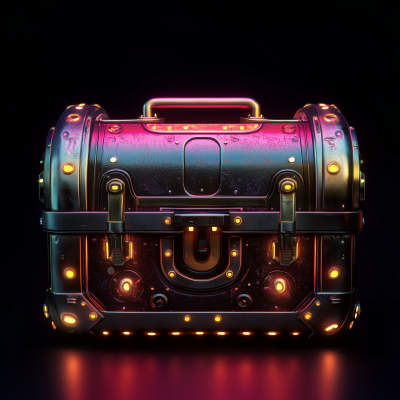 Cyberpunk Treasure Chest