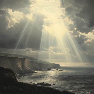 Coastal Cliff Rays