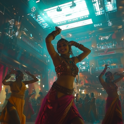 Futuristic Indian Dance Party