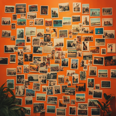 Orange Wall of Memories