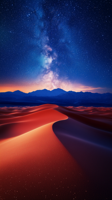 Night Sky over Dunes