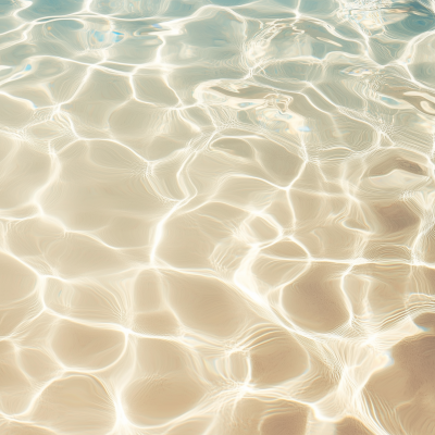 Close Up of Beige Pool Water