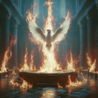 Griffon in Flames
