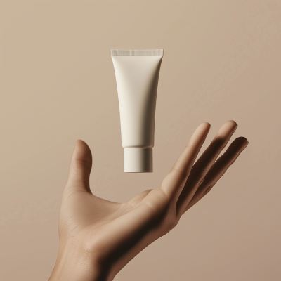 Cosmetic Cream in Palm