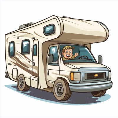 Funny Man in RV