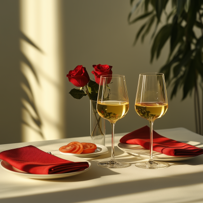 Valentine’s Day Table Setup