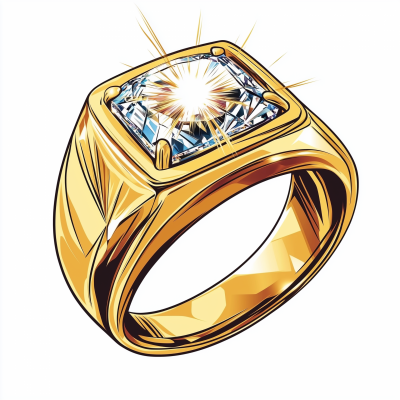 Championship Ring Illustration