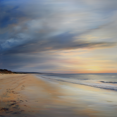 Serene Sunset Beach